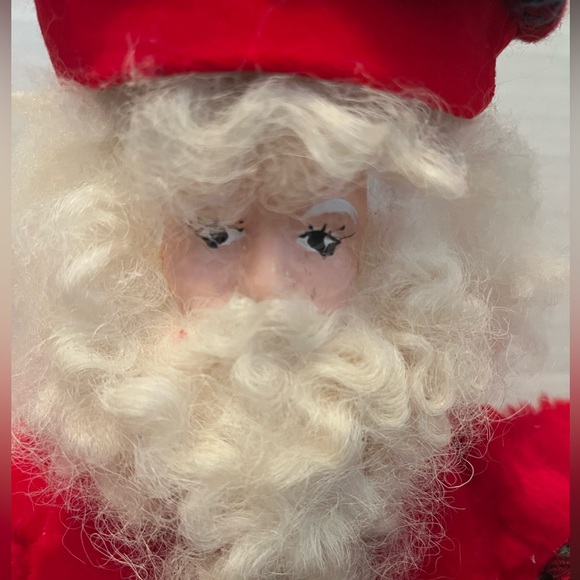 Red and Plaid Scottish Bagpipe Santa Christmas - Picture 6 of 8